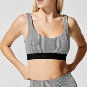 Plaid Sports Bra, small, like new